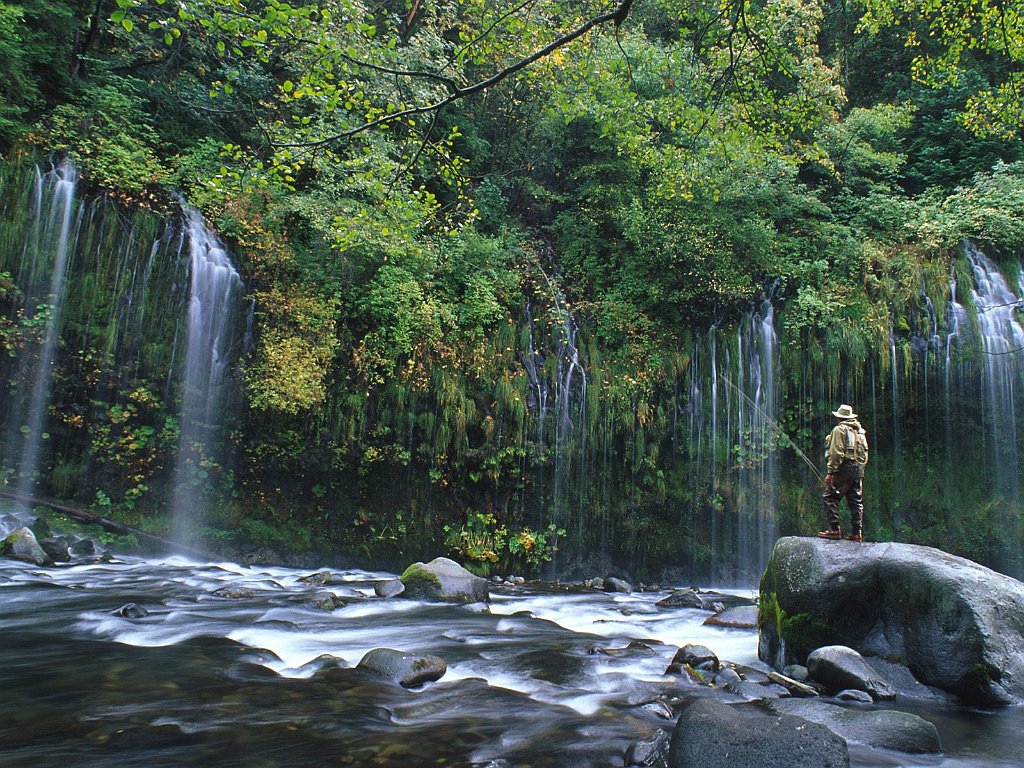 Mossbrae Falls, Upper Sacramento River, California